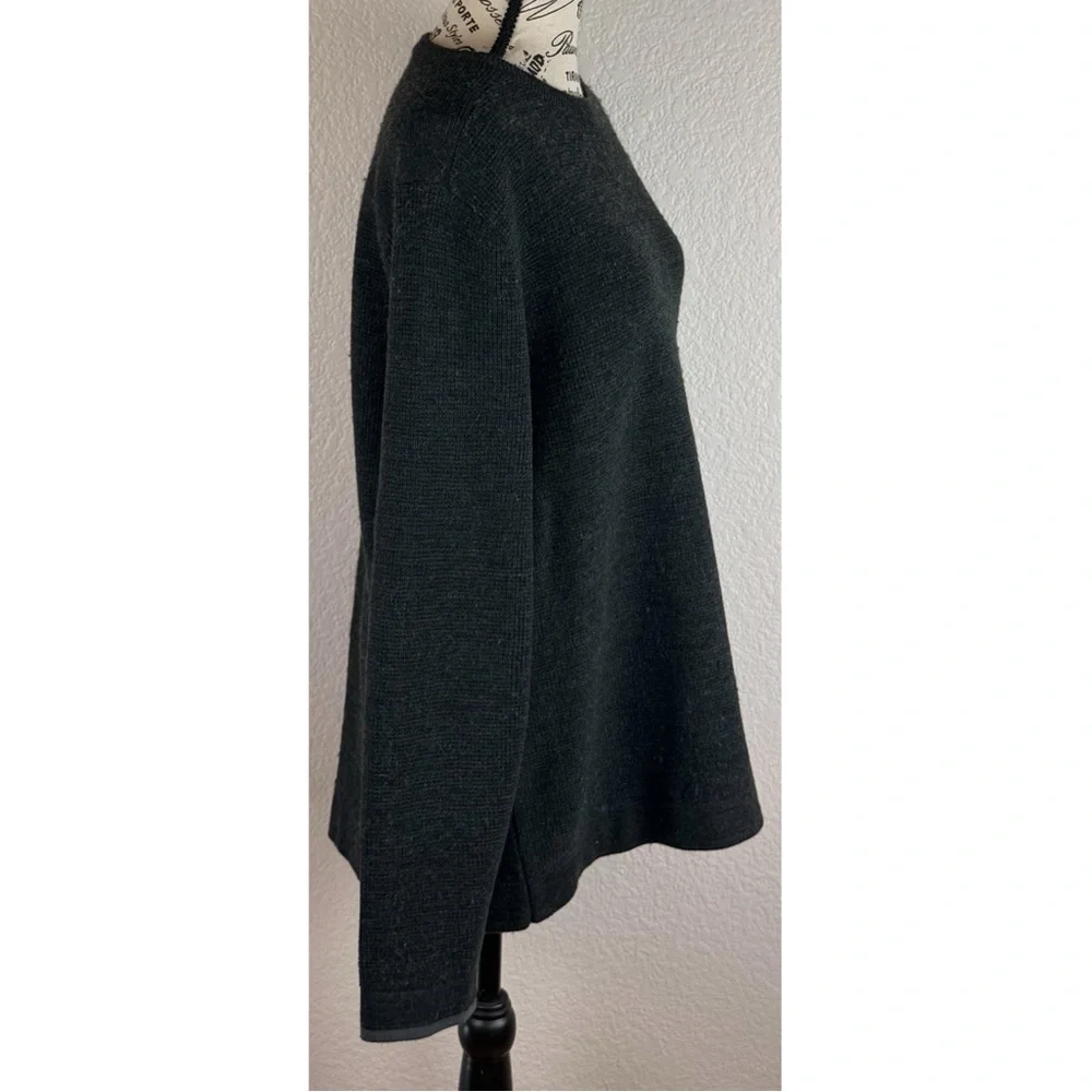 Smartwool Men's Dark Grey Crewneck Pullover 100% Merino Wool Sweater Large